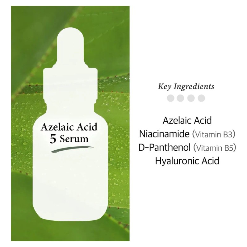 Suero Facial Prémium De Ácido Azelaico Al 5%, Fórmula Avanza