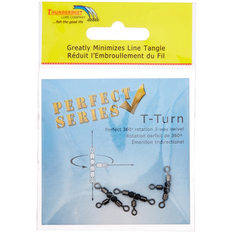Thundermist Lure Company T-Turn - Equipo Giratorio de 3 vías