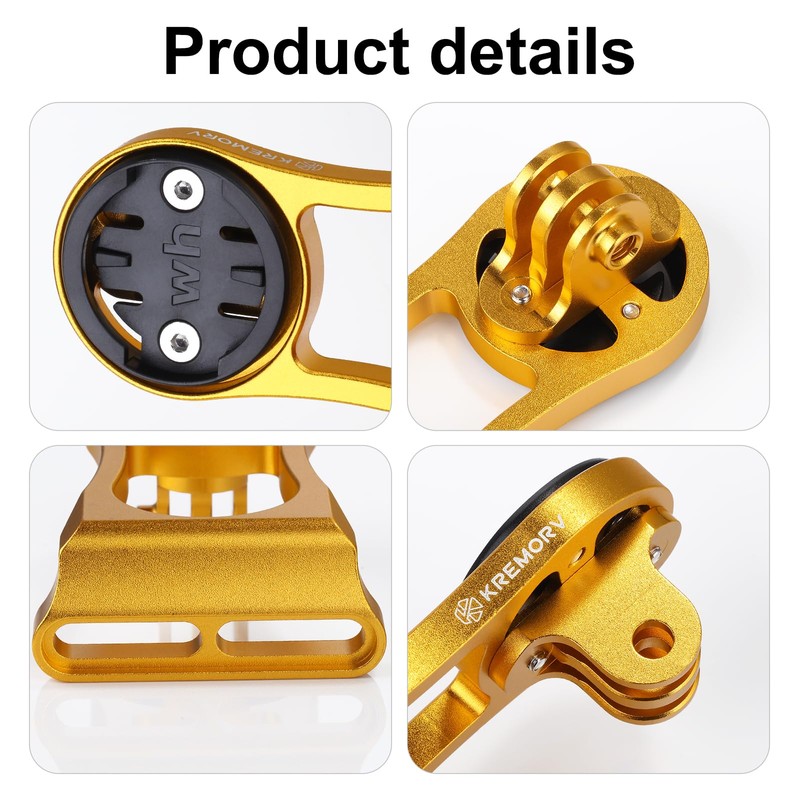 KREMORV Fahrradcomputer Out-Front Halterung für Wahoo Elemnt Wahoo Elemnt-Schraube Wahoo