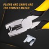 1200pcs Wire Cage Clips with Hog Ring Pliers Fencing Plier