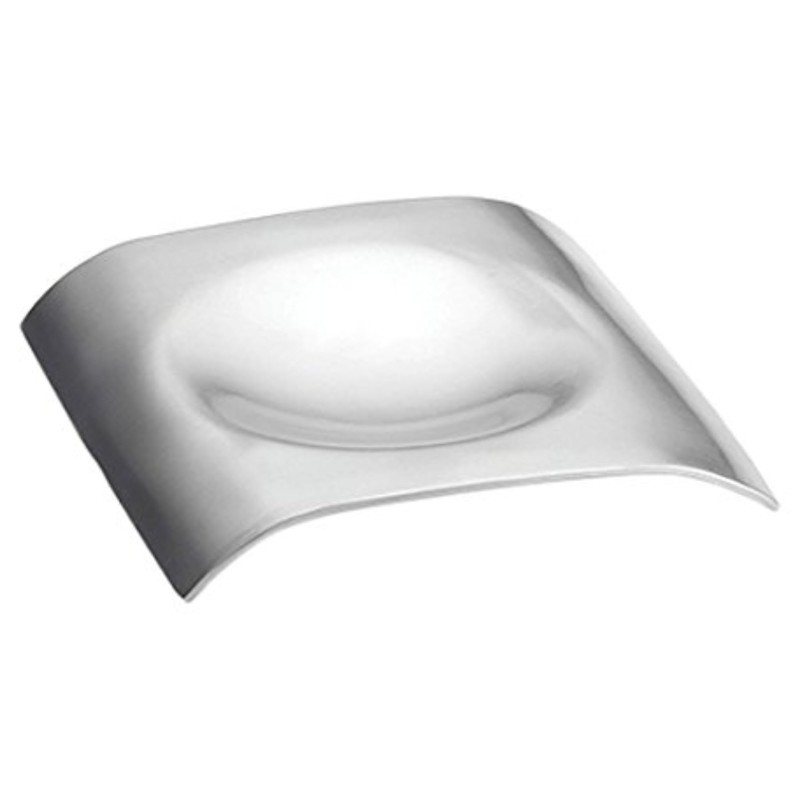 TableCraft HB3, 5" Square Stainless Steel Spoon Rest, Stylish and
