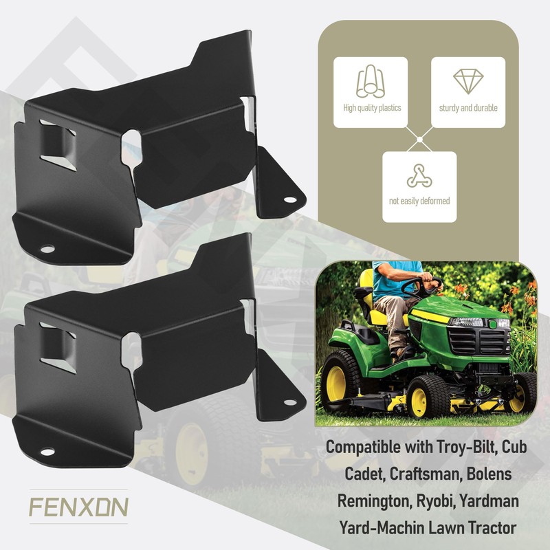 FENXDN 2 Pack 783-04602C-0637 783-04602-0637 Cover Belt, Black, Compatible with