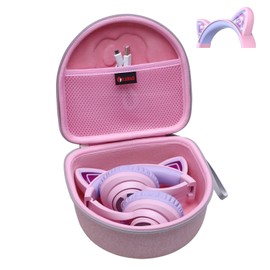 XANAD iClever BTH21 BTH13 BTH19 HS20 HS25 Children's Bluetooth Headphones with Cat Ear (Pink)