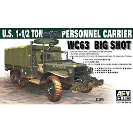AFV Club Models 1/35 WC-63, Dodge G-507, 1 1/2 ton, 6x6 Cargo Truck