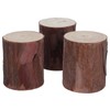 Wood Stakes Cylindrical Pine Log DIY Painting Material Flower Pot