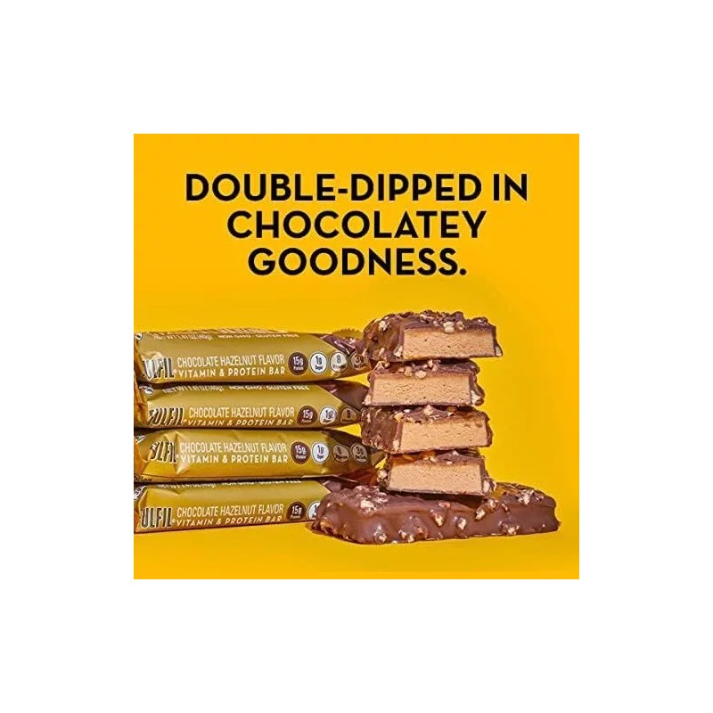 Fulfil Vitamin And Protein Bar Chocolate Hazelnut 1.41 Oz