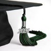 Endea Graduation Mixed Double Color Tassel with Silver Date Drop