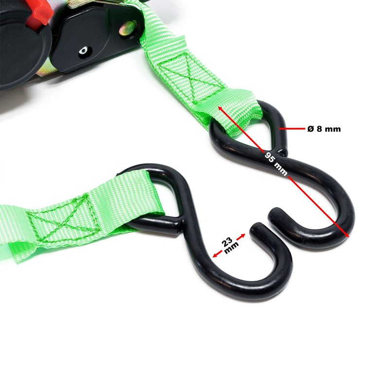 Wiltec Automatic Lashing Strap 320 daN Tensile Load 3 m