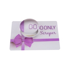 GOGOONLY Nail Art CLEAR JELLY Soft Stamper and Scraper Set - Stamping Tools - CLEAR - BH000676