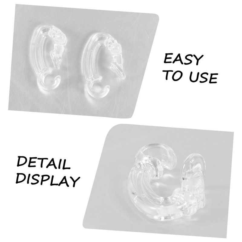 Gadpiparty 2pcs Earphone Holder Clips Lost Earbud Hooks for Running