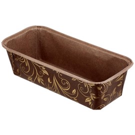 Städter 903722 Einweg Kastenformen Maxi braun, Pappe, mehrfarbig, 23 x 11 x 8 cm, 6-Einheiten