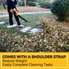 MOK Leaf Blower Cordless,Brushless Motor with 2 * 6.0Ah Battery