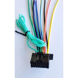 16 Pin Pioneer AVH-120BT / AVH-W4500NEX / DMH-1500NEX / DMH-2660NEX / DMH-W4600NEX / DMH-WT7600NEX Auto Stereo Wiring Harness