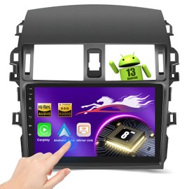 [Qualcomm 8-core 4+64GB] Car Stereo for Toyota Corolla (2009-2013) with 9-Inch Touchscreen, Android 13 Car Radio Wireless Carplay Android Auto BT5.1/DSP/Hi-Res Audio/WiFi/SWC/GPS/OTA