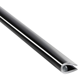 Trim-Lok Edge Guard – Edge Protector Trim for Car Doors, Furniture, Vending Machines, and More – Flexible PVC Plastic with Black Finish – Fits 3/16” Edge, 25’ Length