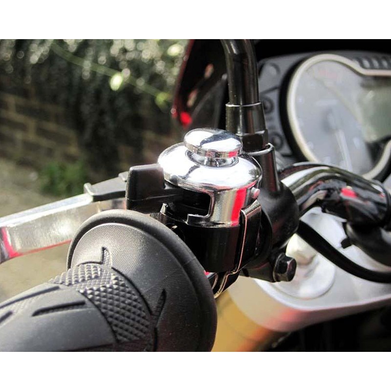 Alchemy Parts Miller Replica Chrome Motorbike Horn Headlight Dip Switch