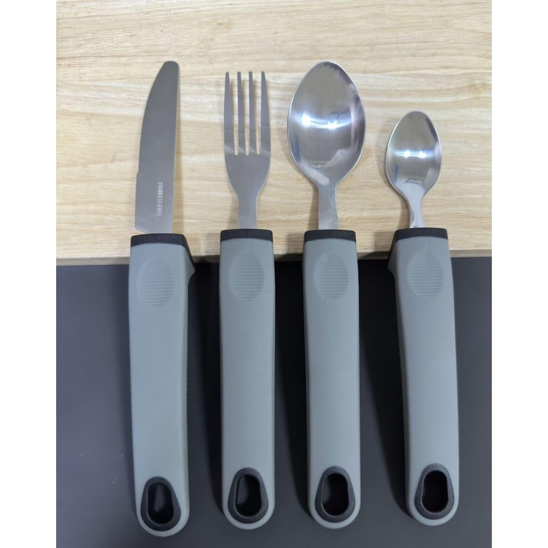 Easy Grip Cutlery Set, Cutlery for Disabled Hands, Disability Ideal