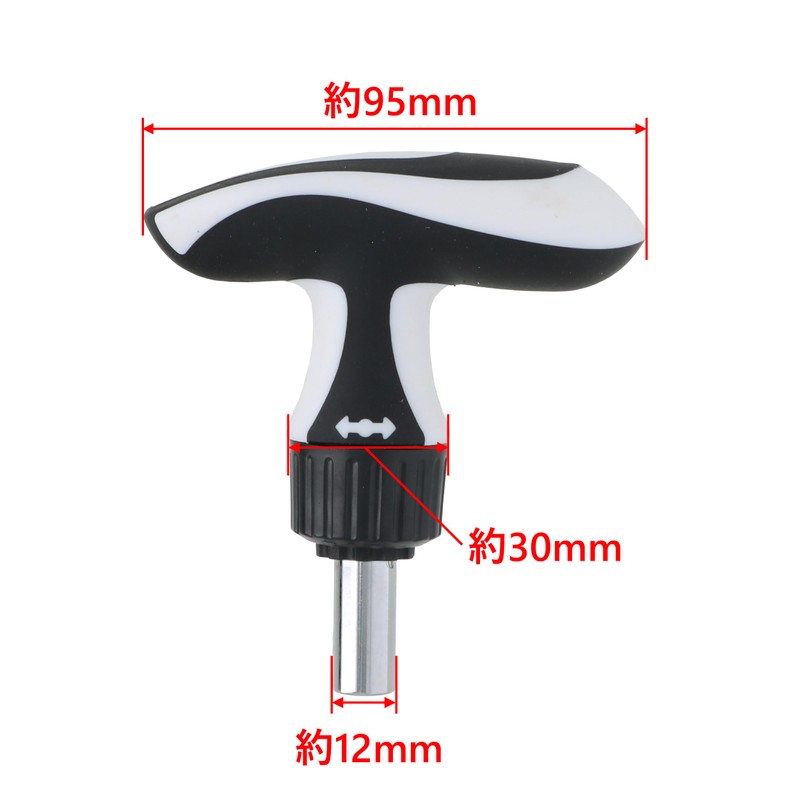 TAKAGI TRS-200A TRS-200A Screwdriver Set, T-Shaped, Screwdriver Bit, Hex Bit,