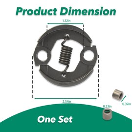 Mtuiewo 4180 160 2000 Clutch Kit with Tension Spring - Replacment for Stihl FS90R Parts, Clutch for Stihl FS90 FS90R FC90 FS100 FC100 FS110 FS130 FS310 HT131 HT101 HL100 HL90