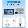 Wireless Double Din Car Stereo Carplay Android Auto, 7 Inch