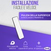 Filzada® 8x Piedini per Mobili Autoadesivi Teflon 70x19 mm -