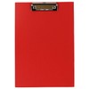 D.RECT Clipboard Writing Board A4 PVC Film Linen Embossed Red