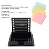 Sticky Note Holder with Stencil, ABS Memo Pad Organizer for
