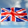 Bandera Reino Unido 1.5m X 90cm Gran Bretaña Colgable Exteri