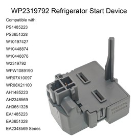 2319792 w10448874 w10197428 w10189190 297237702 Tsd2 Refrigerator start relay Device Compatible with whirlpool 241527803 241941003 W10197428 2319793 241941005 W10128795 W10197427