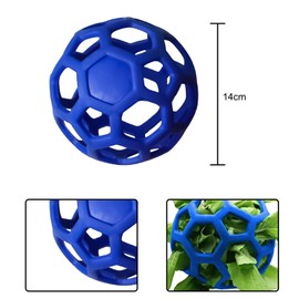 MEISH 2Pcs Tortoise Treat Ball Vegetable Dispenser Hay Feeder Ball Feeding Grass Ball Toy for Tortoise Rabbit Guinea Pig(Red)