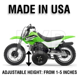 BYP-TW Kawasaki KDX50 KIDS YOUTH TRAINING WHEELS Kawasaki KDX 50 motorcycle ALL YEARS