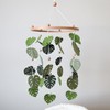 Green Leaf Mobile for Crib Mobile Forest Baby Mobile Green