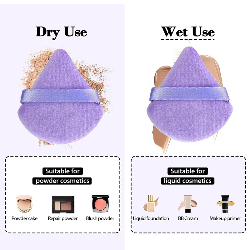 12 pcs Makeup Sponge Blender Sponges for Liquid, Cream, and