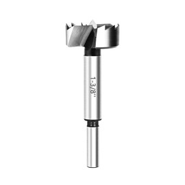 1-3/8 Inch Forstner Drill Bits,Tungsten Carbide Tipped Forstner Bit for Wood,Wood Drilling Hole Saw, Woodworking Hinge Cutter Tool for Wood Plywood Plastic