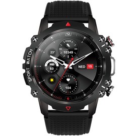STORM S-HERO SMART WATCH BLACK - Featuring Advanced Heart Rate, Blood Pressure, and Blood Oxygen Monitoring, Comprehensive Sleep Monitoring and More, Perfect for an Active Lifestyle!
