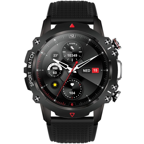 STORM S-HERO SMART WATCH BLACK - Featuring Advanced Heart Rate,