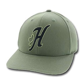 HOOEY Jack Model Adjustable Snapback Hat (Olive)