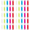 50 Pack 10 Colors Reusable Office Computer Cage Plug Cable