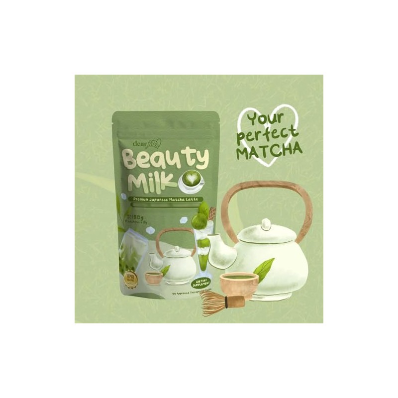 Generic Dear Face Beauty Milk Premium Japanese Matcha Latte 10