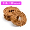Sandalwood Coils Incense Natural 48 Pieces for Incense Holder Burner