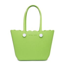 Versa Tote ROSE Rubber Beach Bag Lightweight Waterproof Washable Durable Travel Tote for Boat Pool Sports Gym (Avocado)