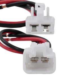 PARSUPPRO 2-Pin/Way Male and Female Blower Motor Connector Auto Waterproof Pigtail Plug Cable Repair Wiring Harness for Toyota for Tacoma 2005-2016 Replace 90980-10916