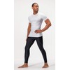DEVOPS 3 Pack Men's Athletic Short Sleeve Compression Shirts (Small,