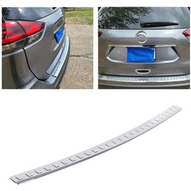 ECOTRIC Rear Bumper Protector Guard Cover Compatible with 2014-2016 Nissan Rogue Replace for 999T6-G2000, 999T6G2000, 999B1G500A, 999B1-G500A
