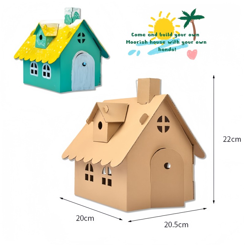 9 Pack A3 Corrugated Cardboard Sheets - Thick Kraft Card