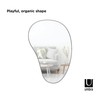 Umbra Hubba Pebble 24 x 36 Mirror Metallic Titanium