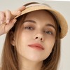 Raffia Sun Cap Visor Petra | Natural