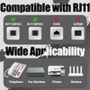 Uvital Phone Jack Splitter for Landline, Telephone Adapter 2 Way,