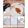 50 PCS Coffee Bags with Valve, (16 oz, 1 lb)