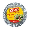 Glad 16 oz Paper Bowls With Daisy Design | Disposable